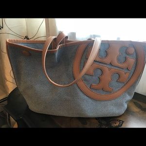 Tory Burch denim tote